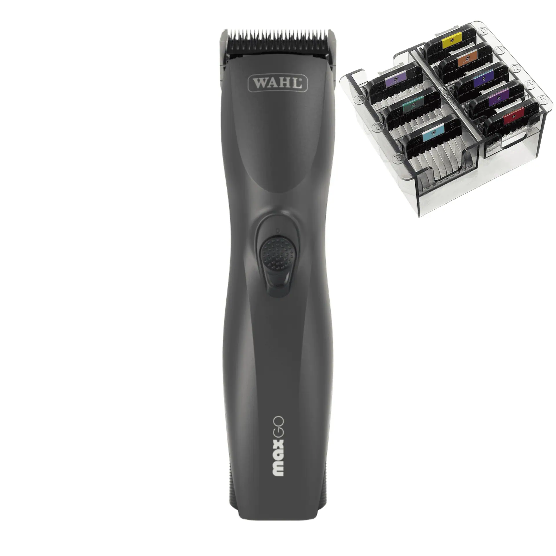 Wahl MaxGo Clipper 1x battery with attachment comb set