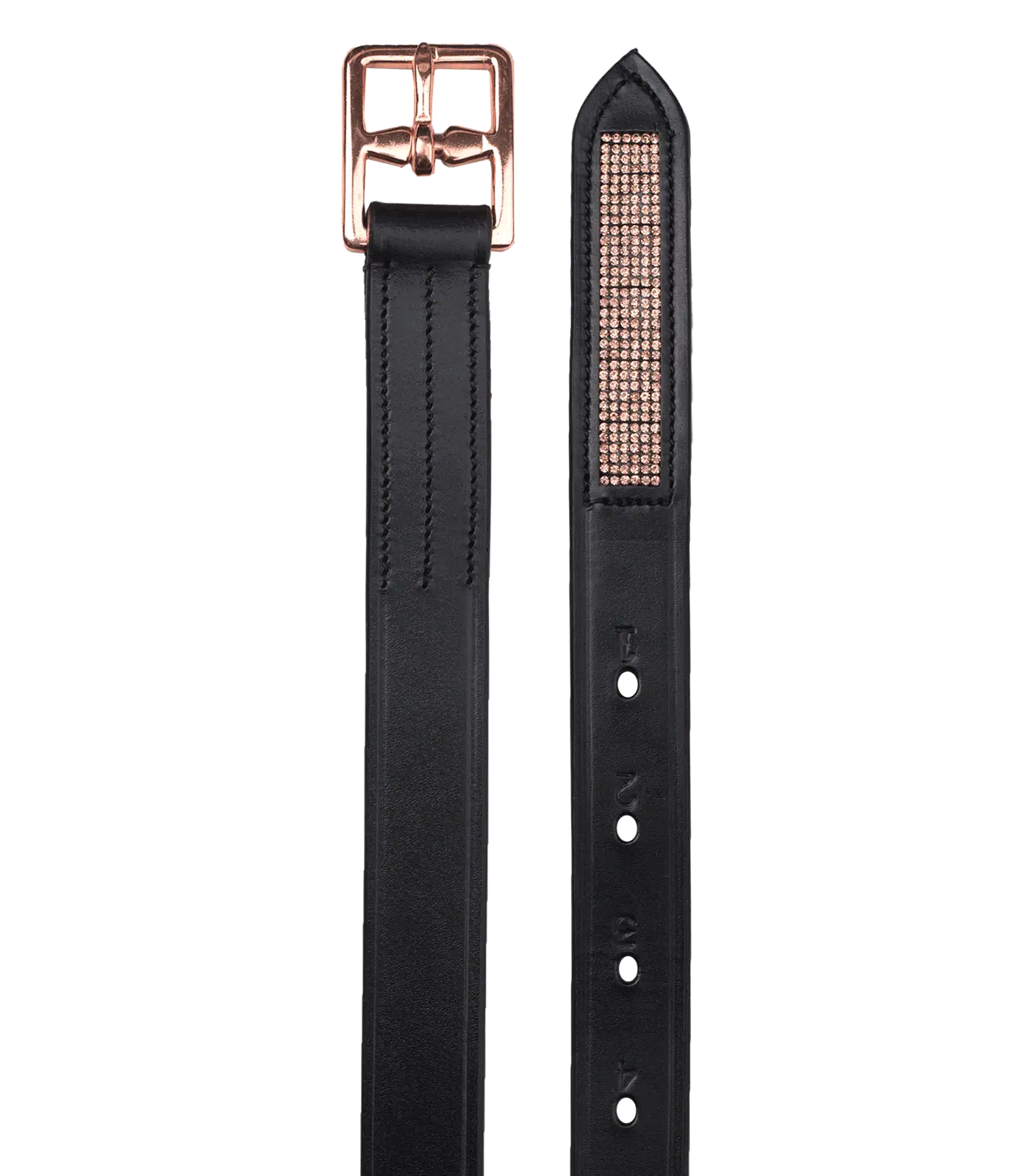 Waldhausen X-Line Rosé Stirrup Straps black 130 cm