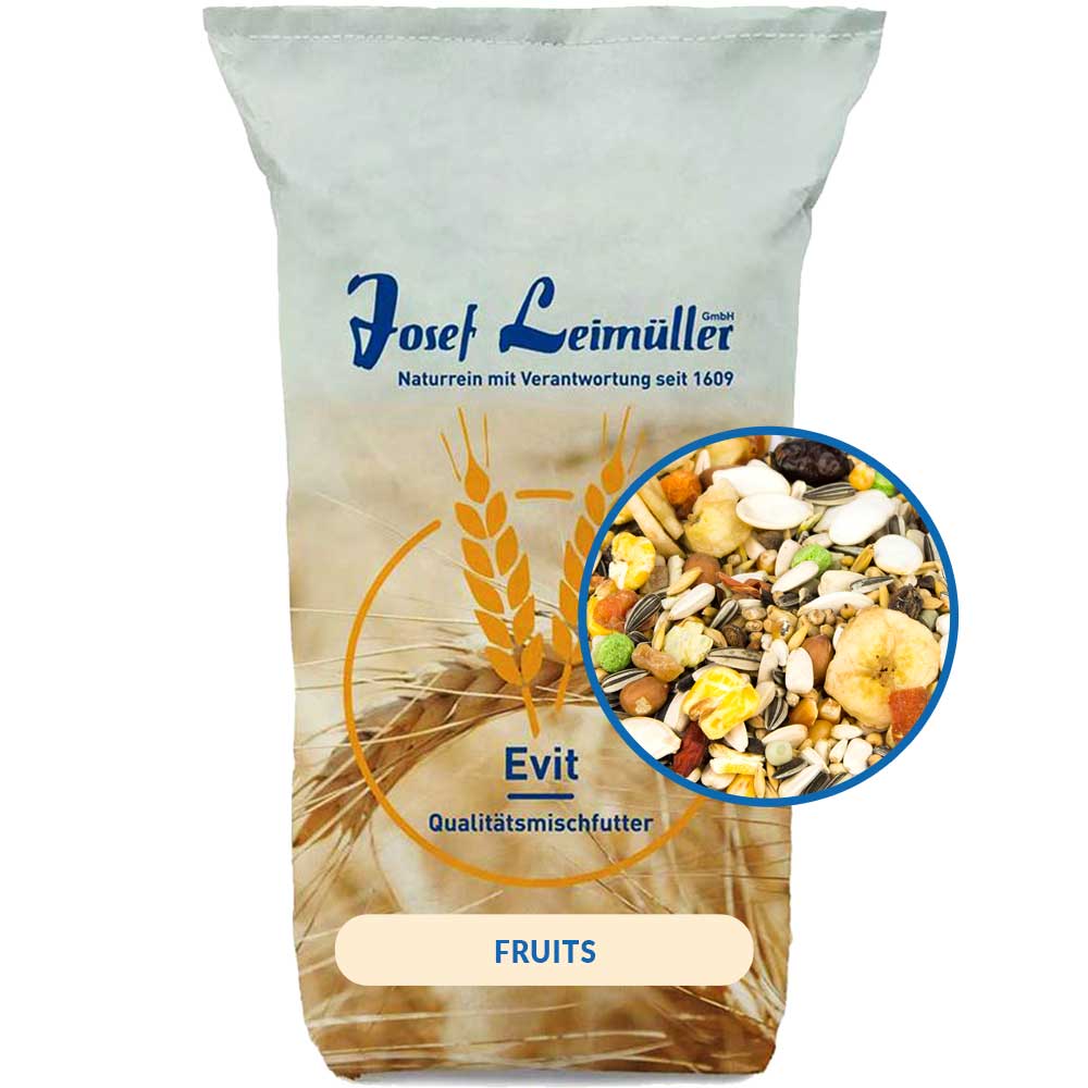 Leimüller Parrot Food with dried fruit 1 kg