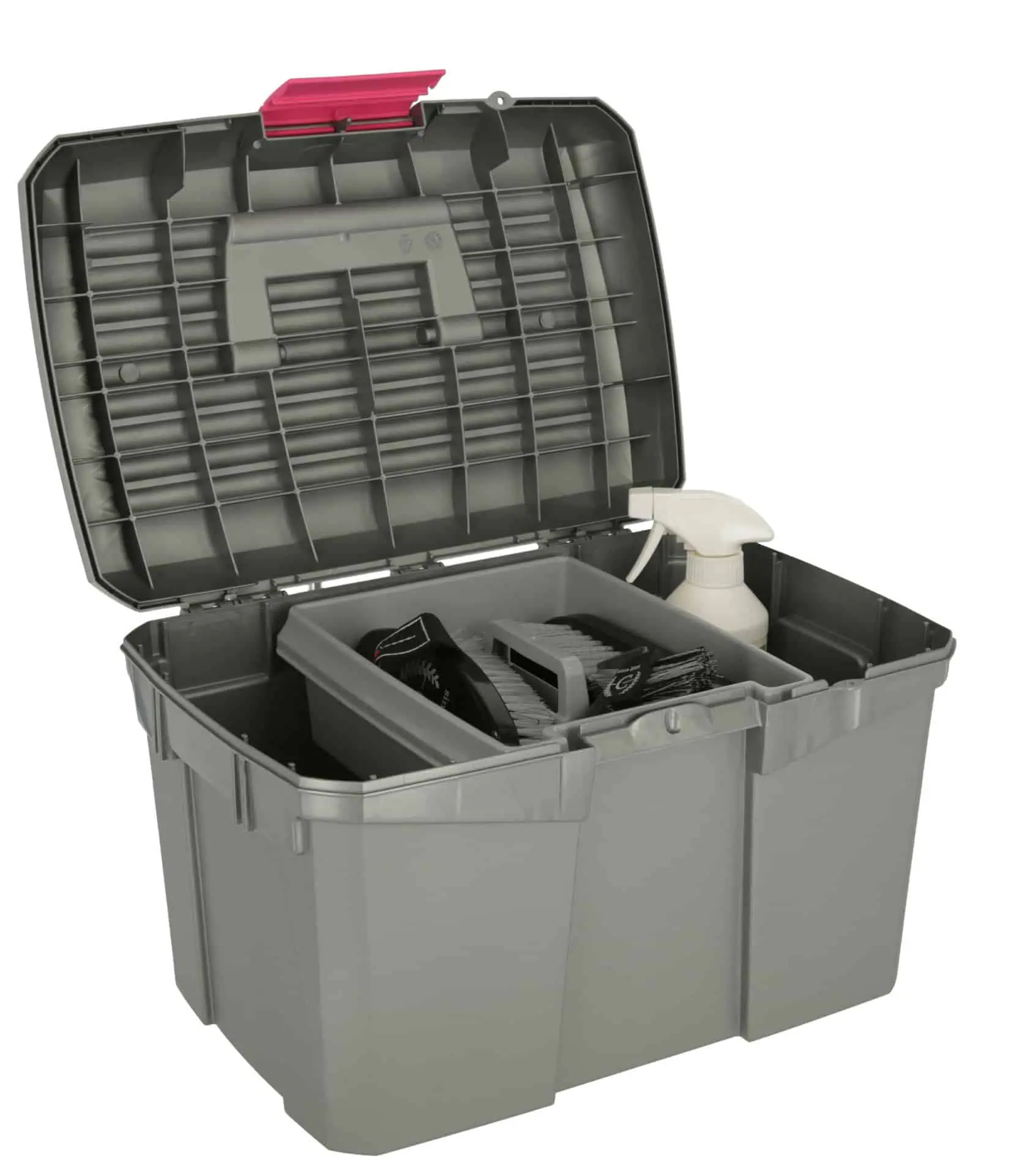 Grooming Box Siena grey/pink with Removable Insert