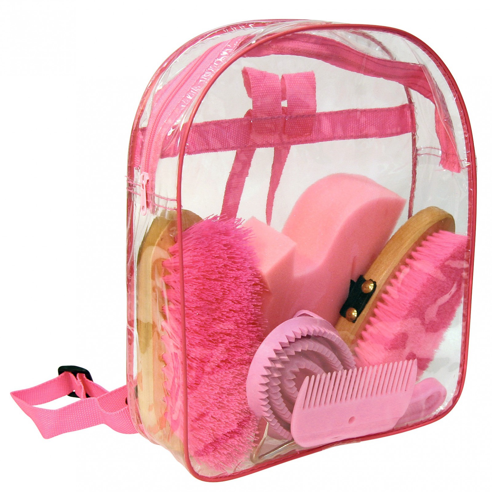 Grooming kit Backpack, pink hot pink
