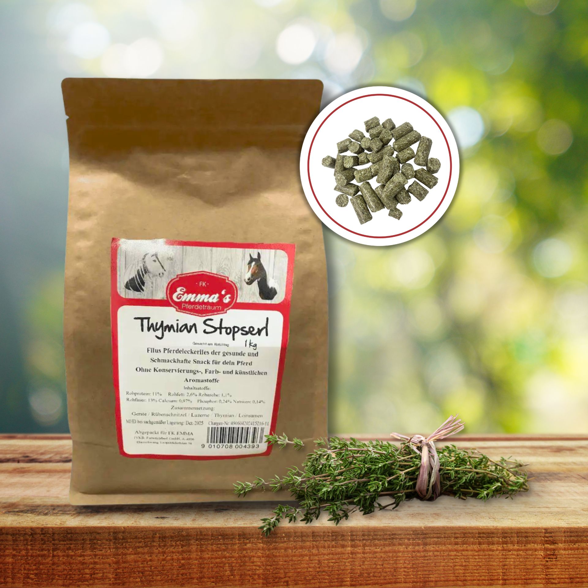 Emmas horse treats thyme stops 1 kg