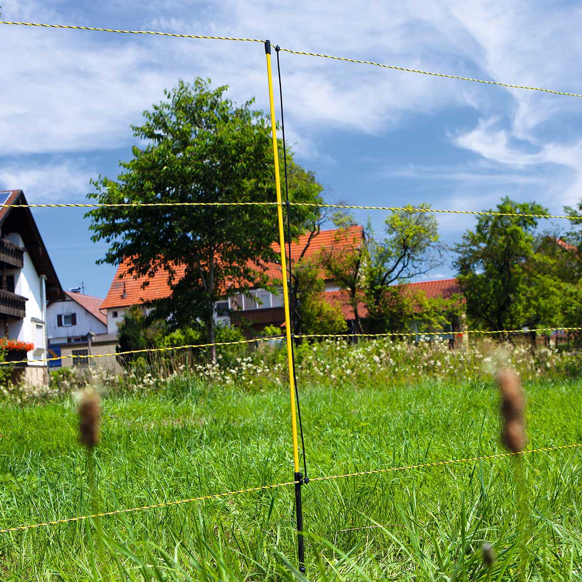 Ako Sheep Net EasyNet electrificable with ground clearance, single tip, black-yellow 50 m x 105 cm