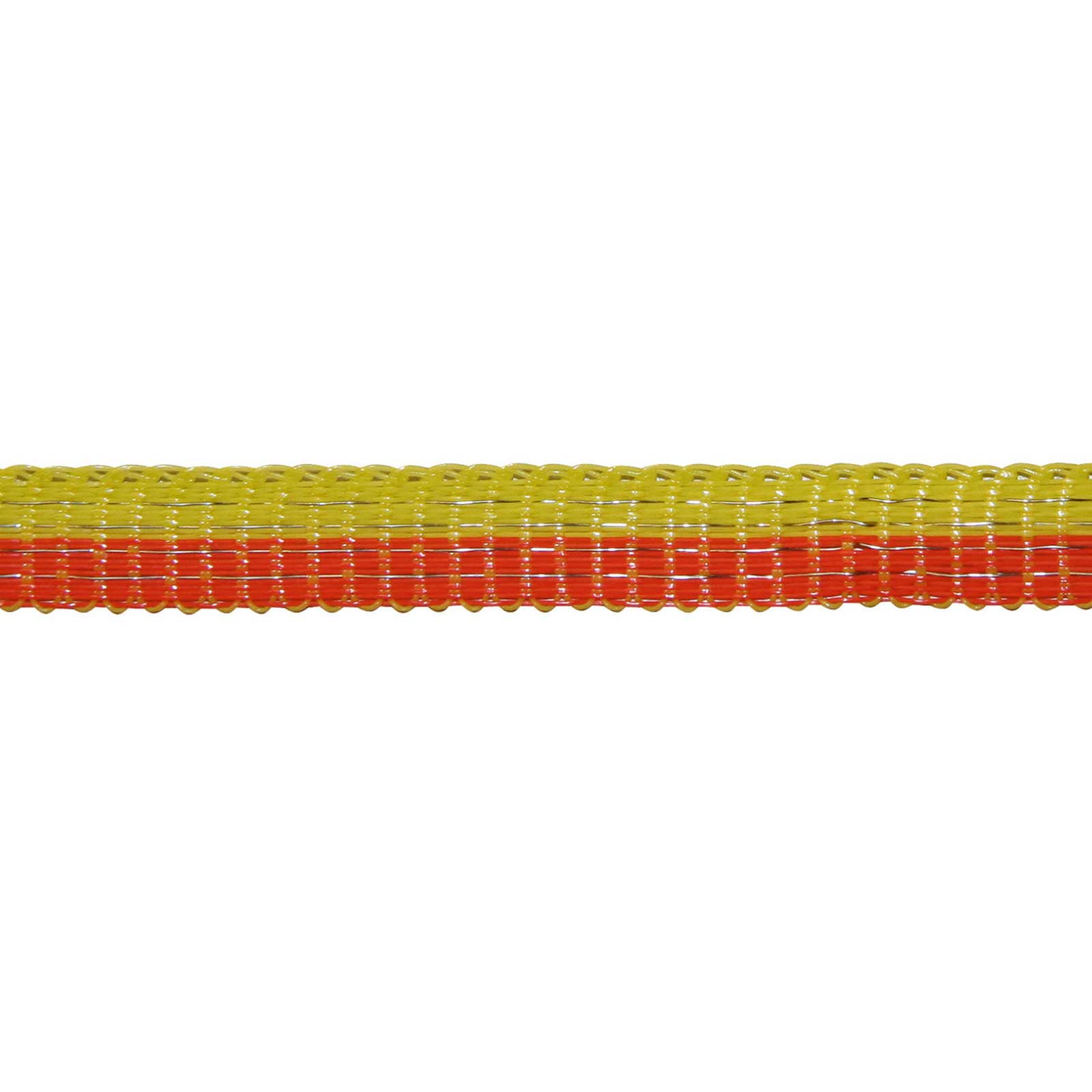 Ako Pasture Fence Tape EconomyLine 400m, 10mm, 4x0.16 Niro, yellow-orange