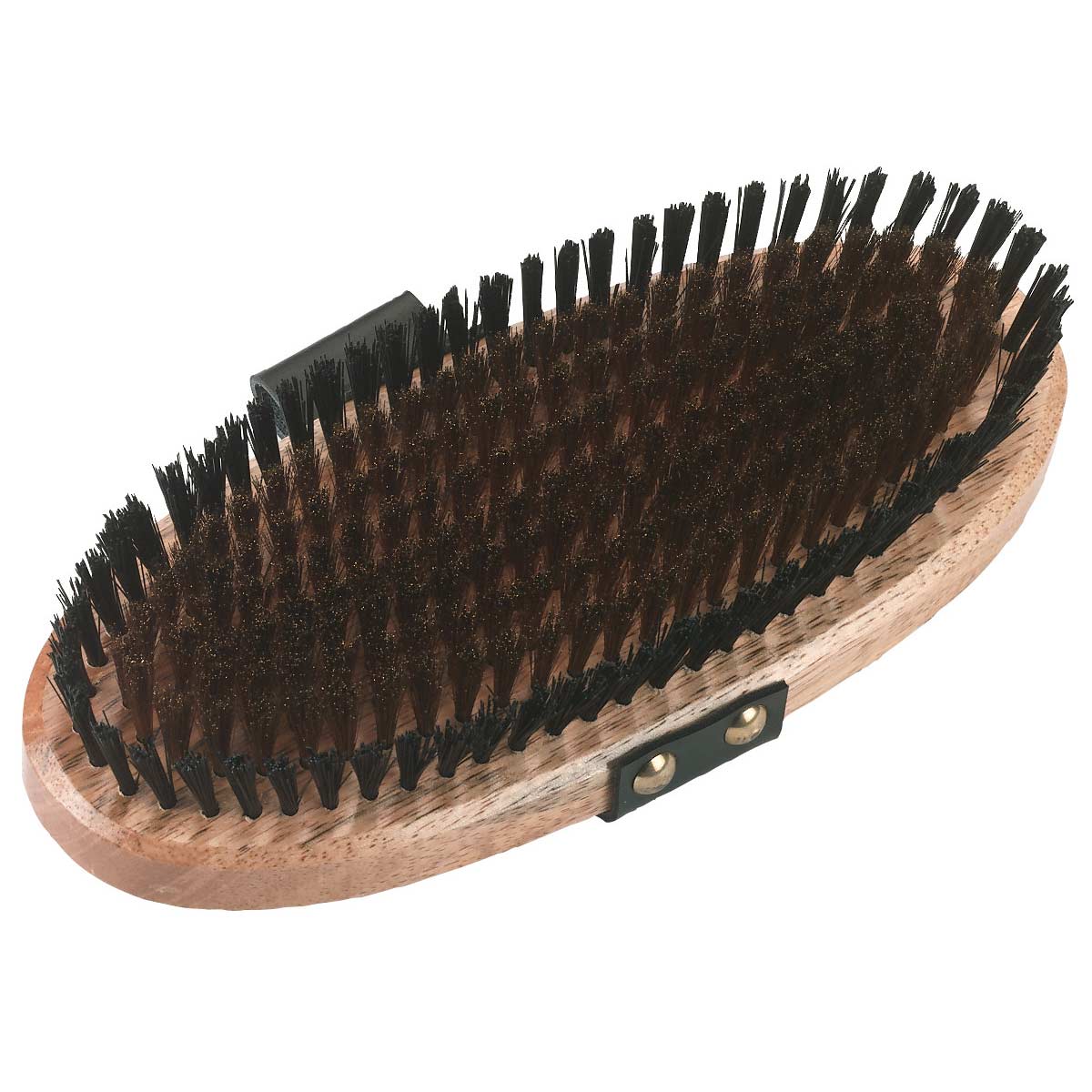 Grooming Brush with Brass Bristles