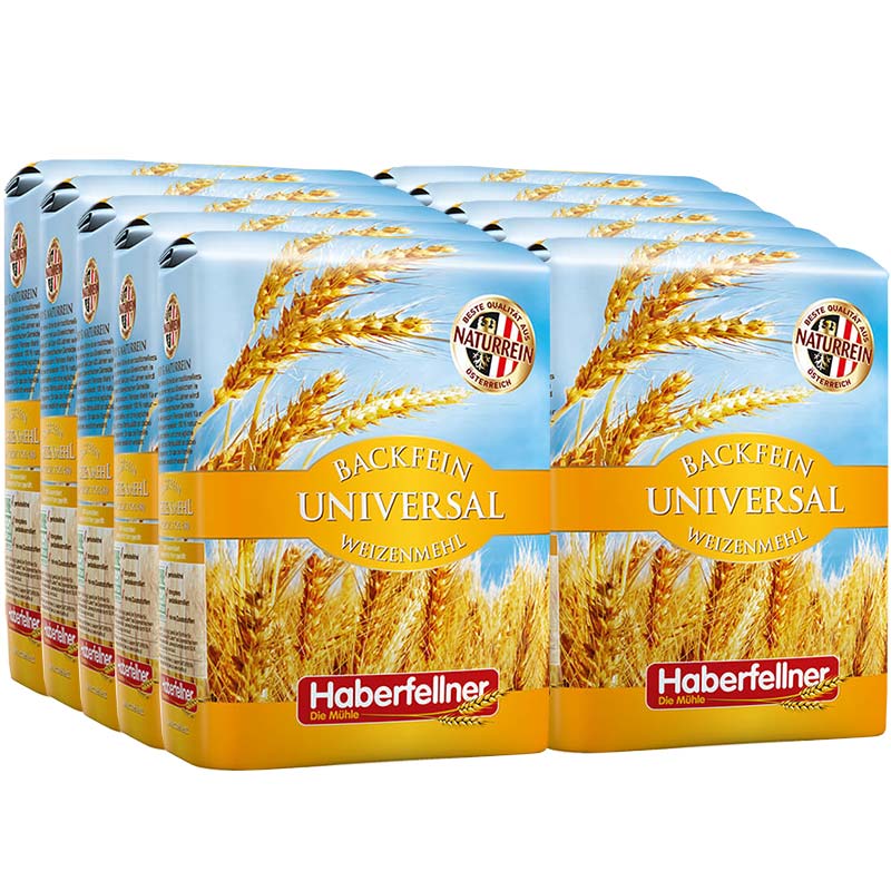 Haberfellner Wheat Flour Type 405 / W480 universal 10 x 1kg