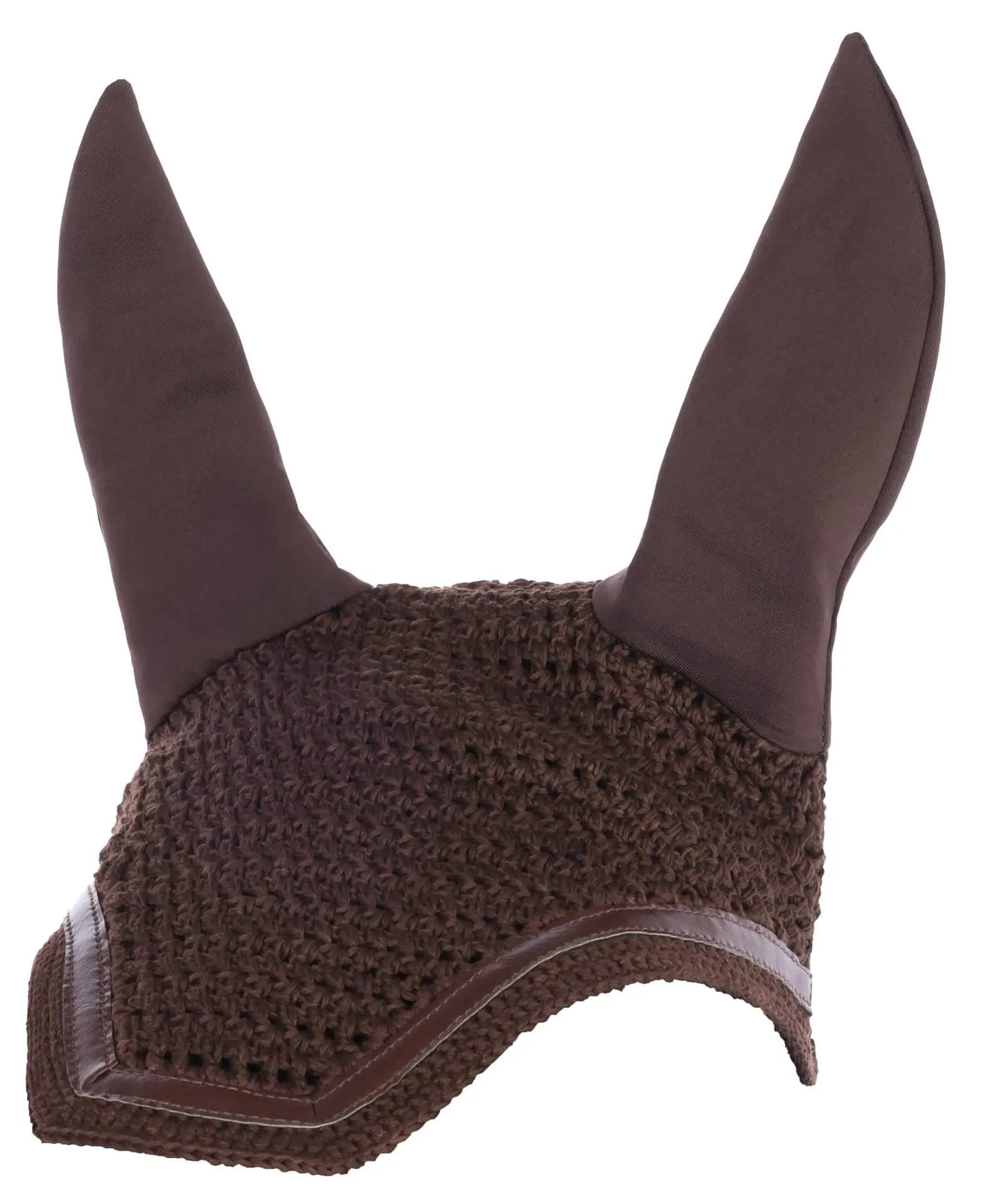 Covalliero fly hood Linea, brown, COB/FULL