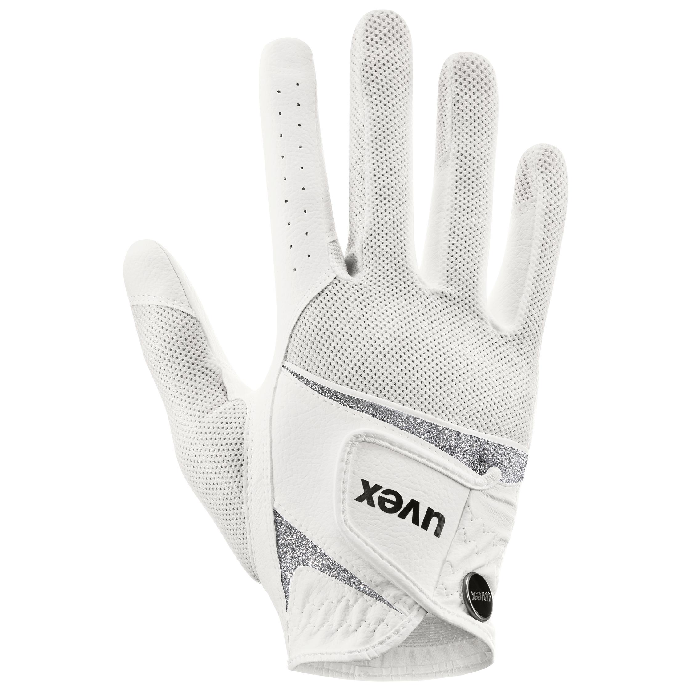 uvex Riding Gloves sumair glamour white-silver 8.5