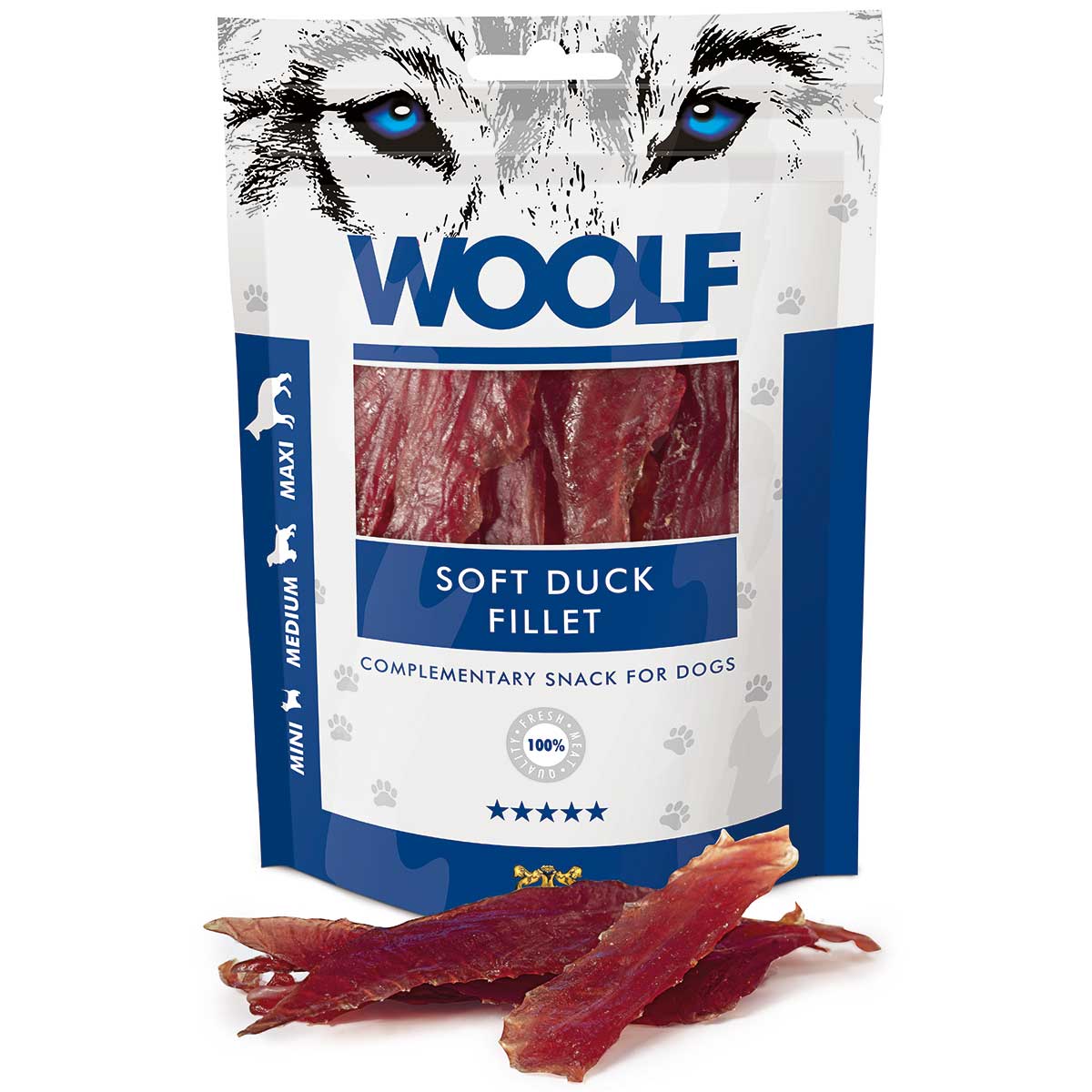 Woolf Dog treat soft duck fillet