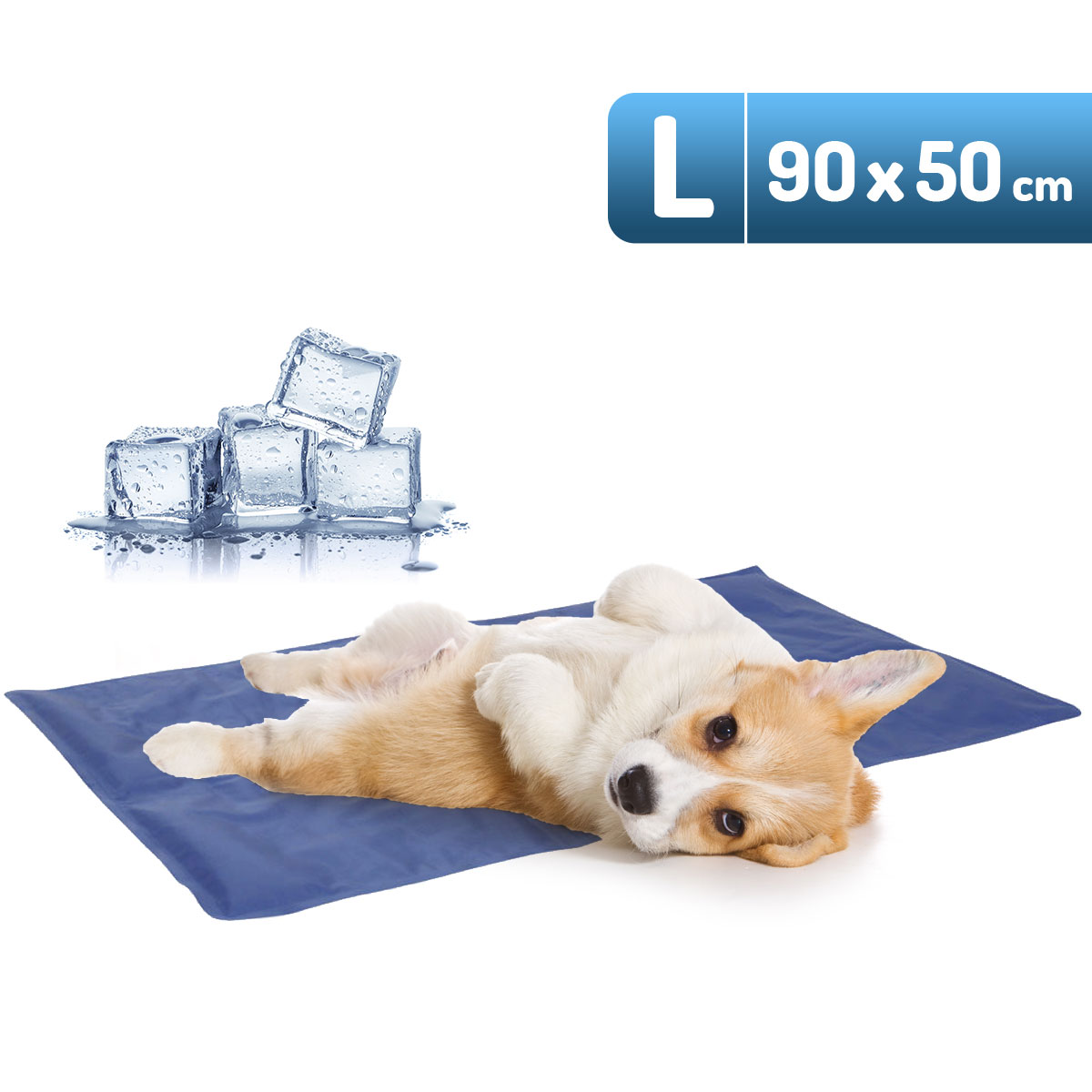 Dog cooling mat self cooling 90 x 50 cm