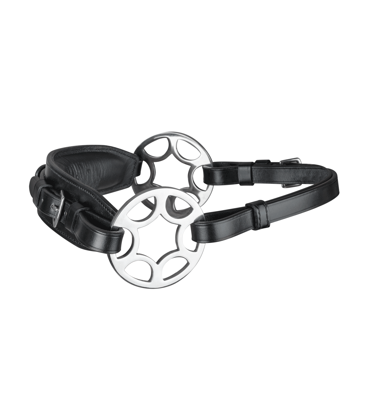 Waldhausen bitless bridle Sensitive with wheel, black