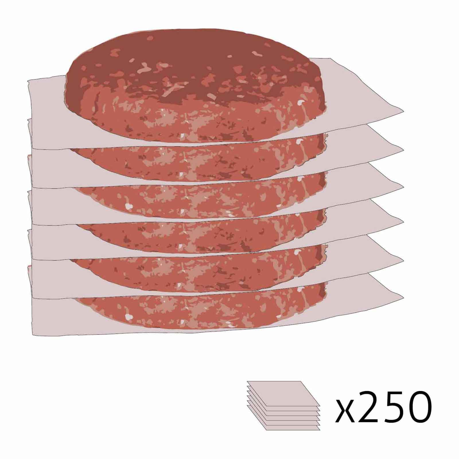 Paper Interlocks For Burgers - 250