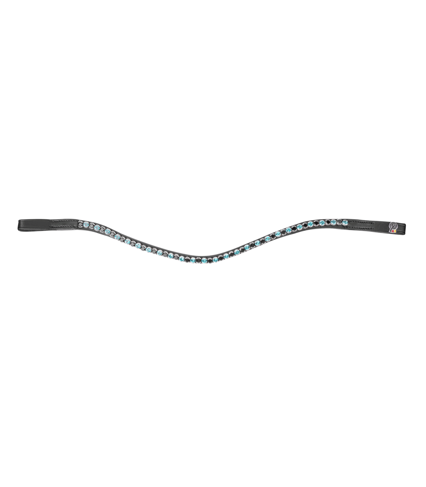 Waldhausen headband X-Line Glam, black, petrol blue/black, COB