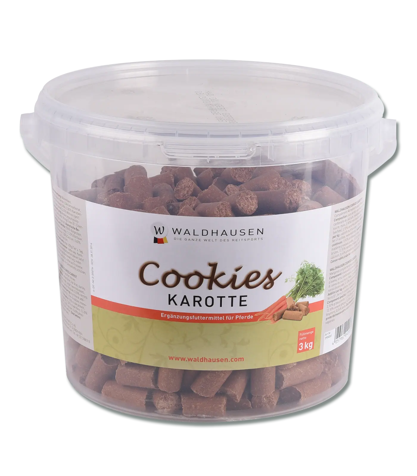 Waldhausen Cookies Carrot, 3 kg bucket 