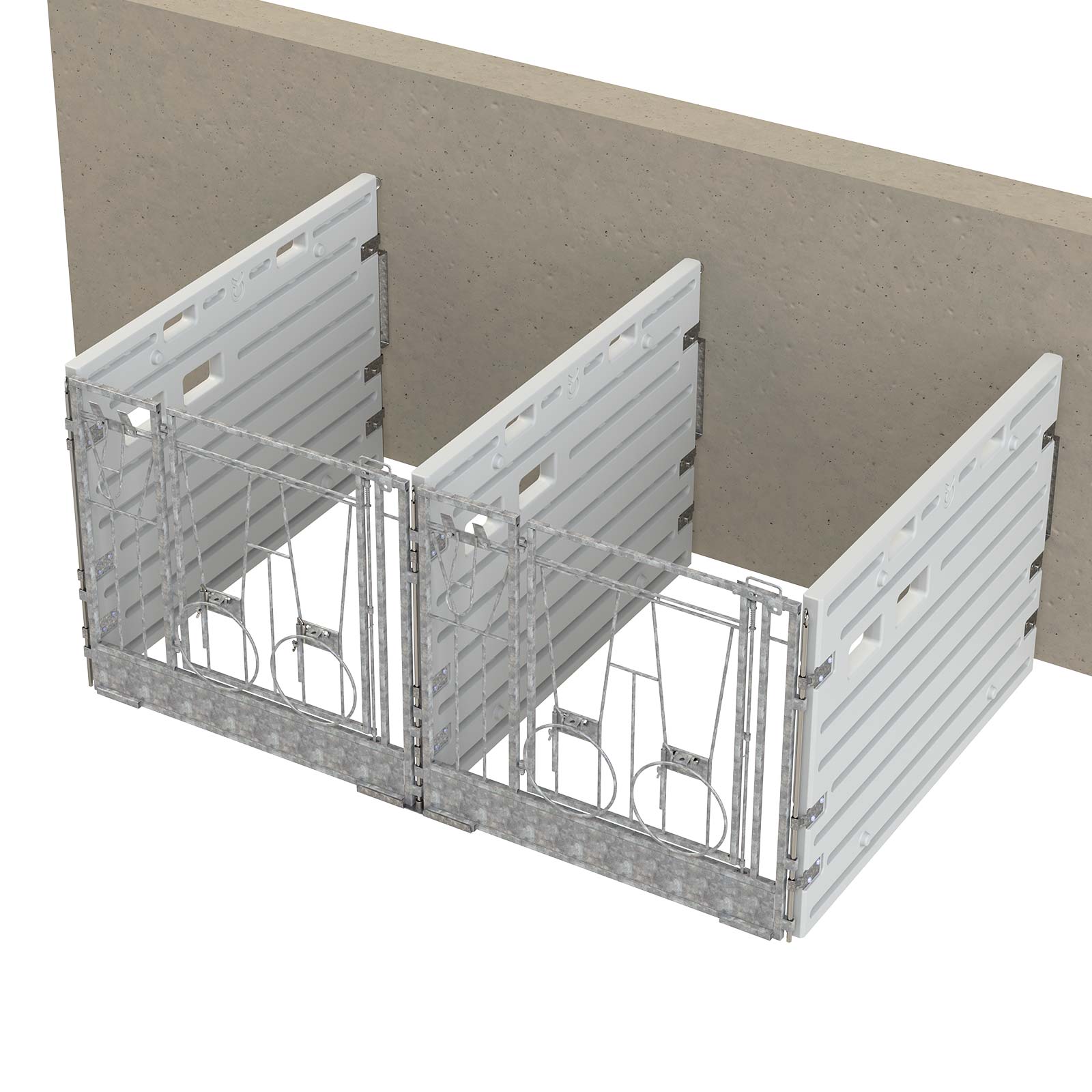 Modular Calf Box Doublebox wall mounted