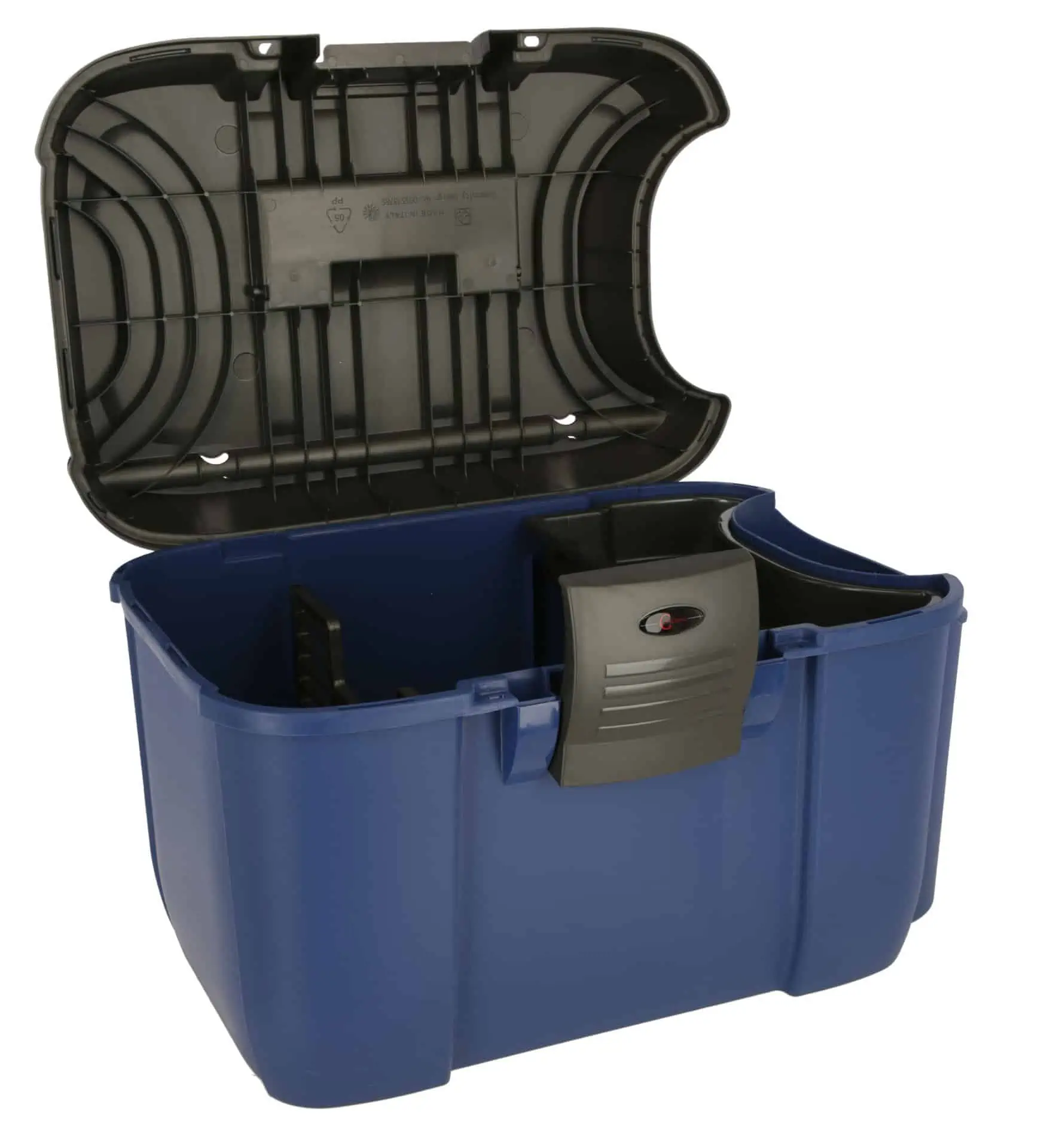 Grooming Box Jumbo blue/black with Removable Insert