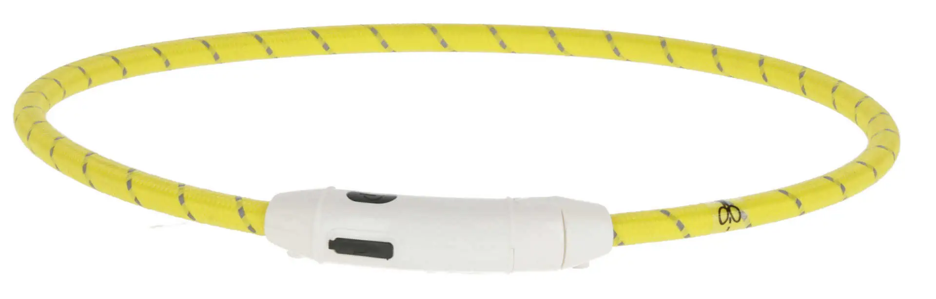 Maxi Safe LED Collar, Nylon, Length 65 cm, yellow
