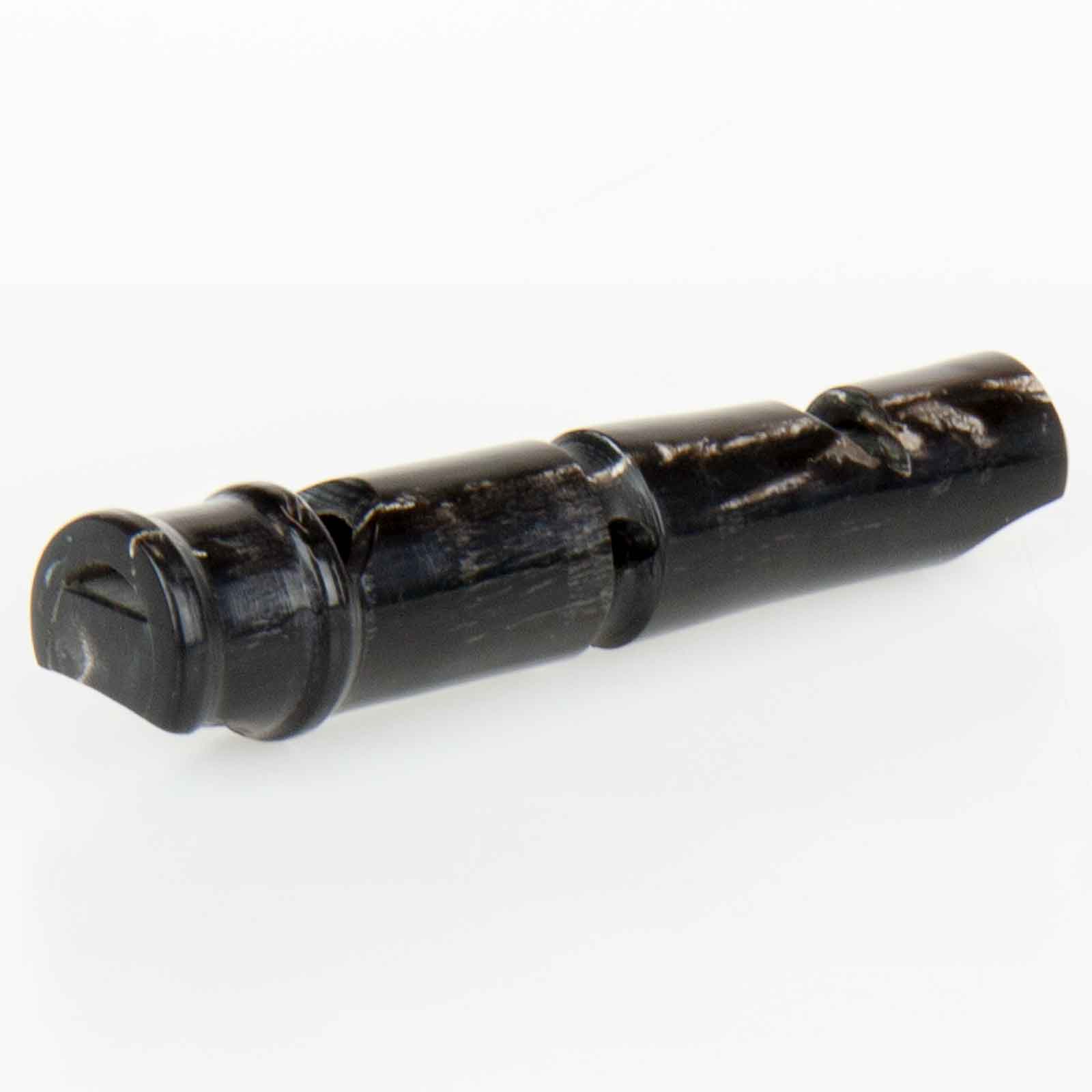 Dog Pipe Made Of Buffalo Horn About 8.5 Cm