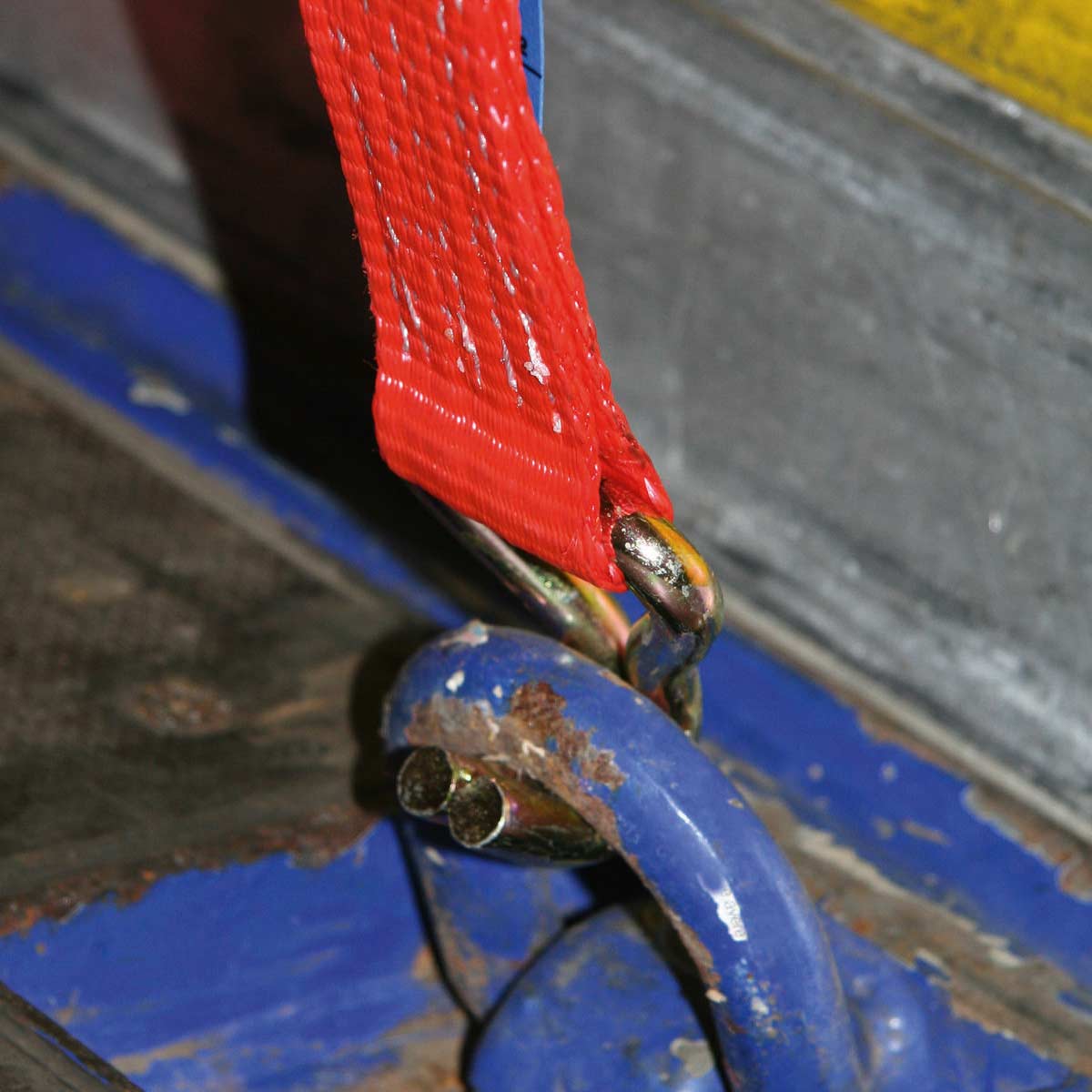 Ratchet lashing strap 2-piece 25t/5t 8 m x 50 mm