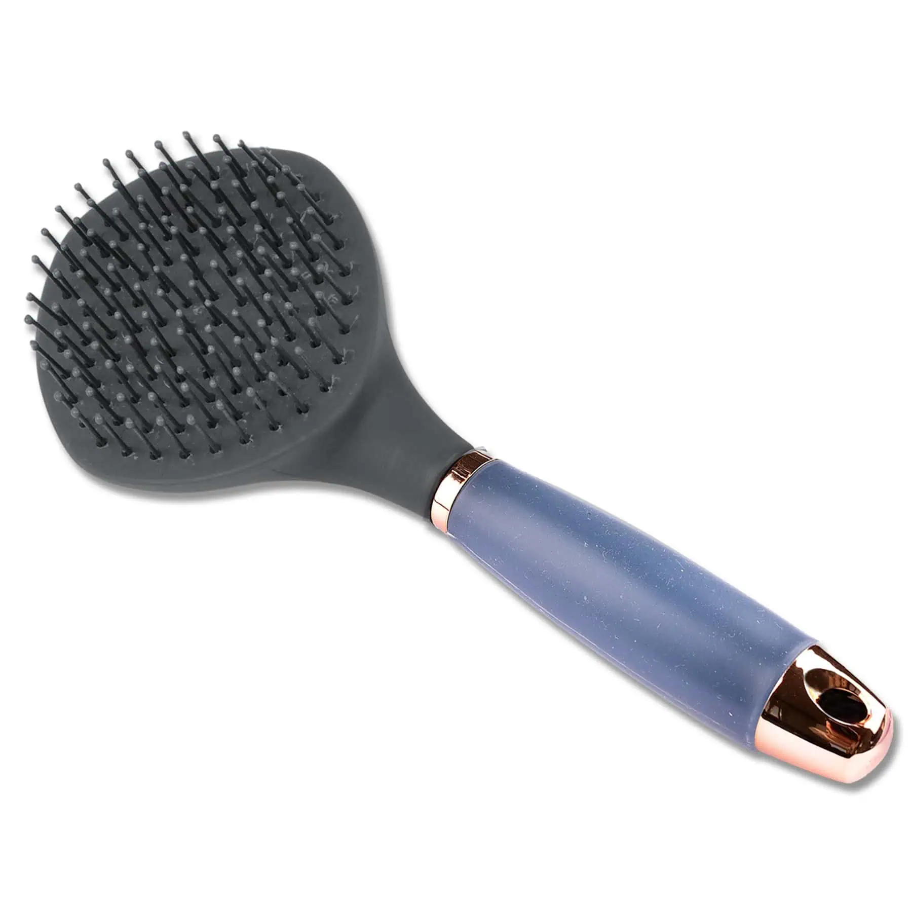 Longhair Brush with Gel Handle black/rose gold