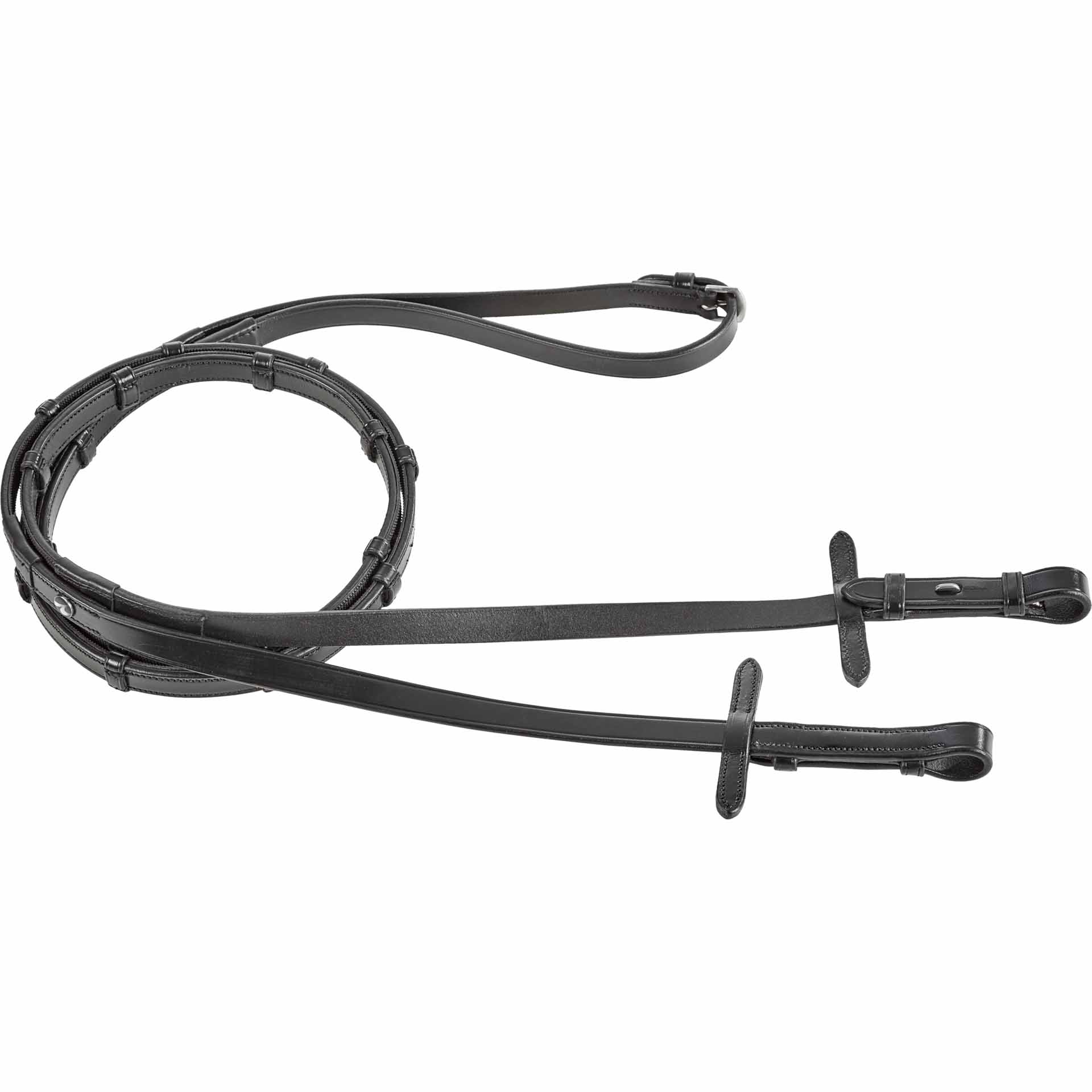 BUSSE Reins PALERMO, Hook Studs 145 black