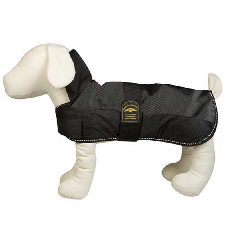 Karlie dog coat ICE BEAR black 25 cm
