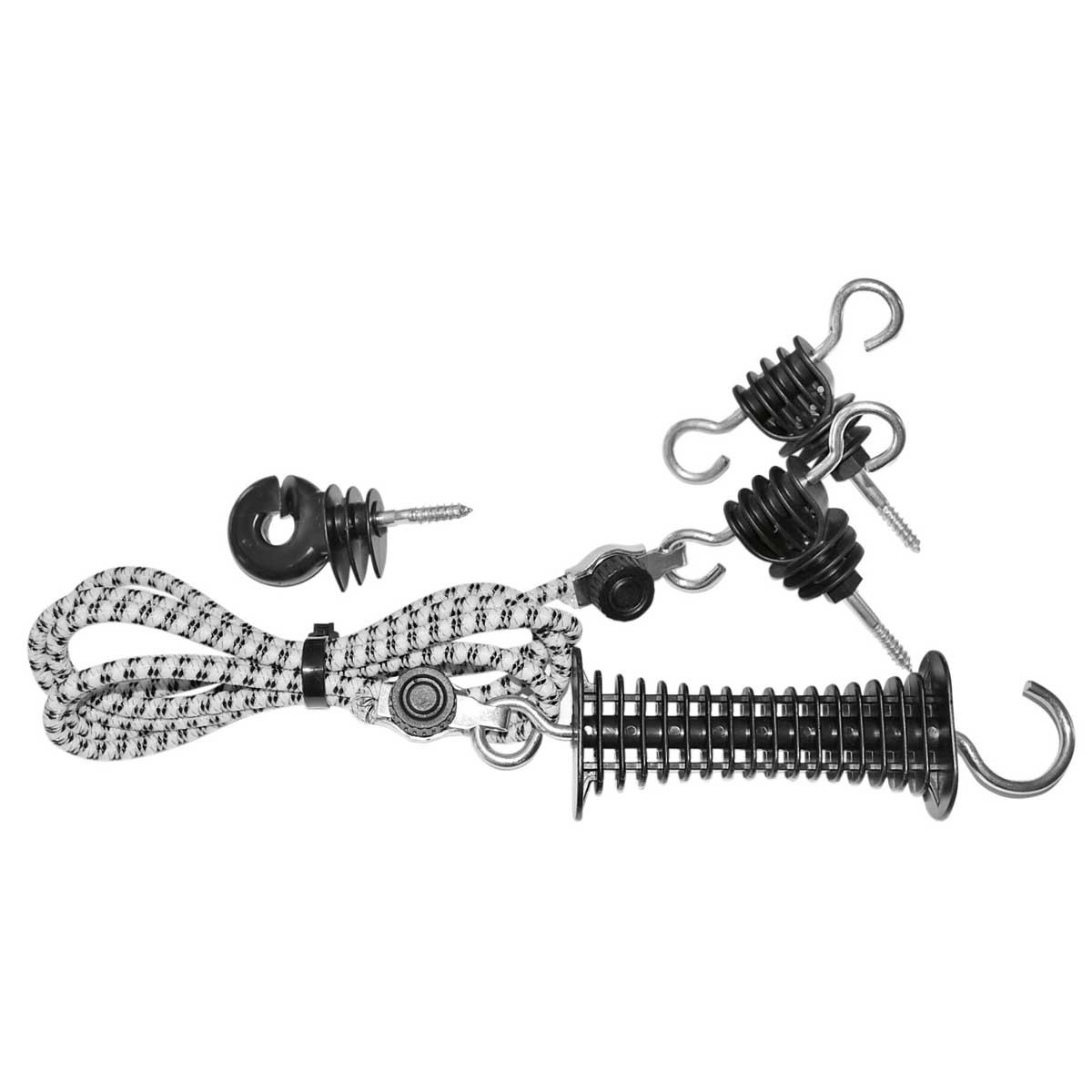 Rubber Electric Rope Gate Handle Set