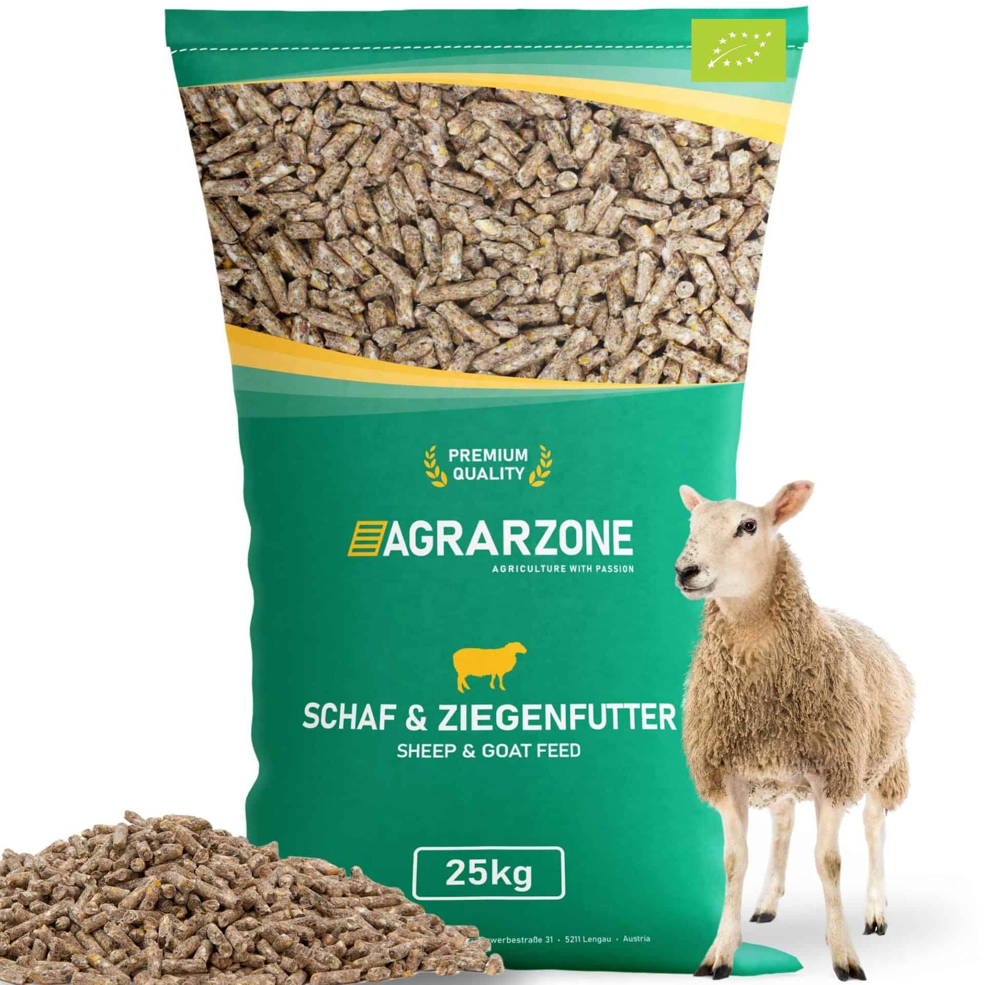 Agrarzone Organic Sheep & Goat Feed Pellets 25 kg