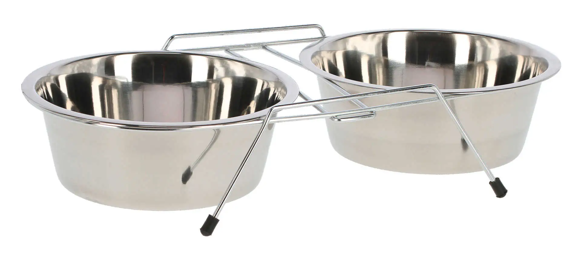 metal twin feeder incl. 2 x 450 ml bowls